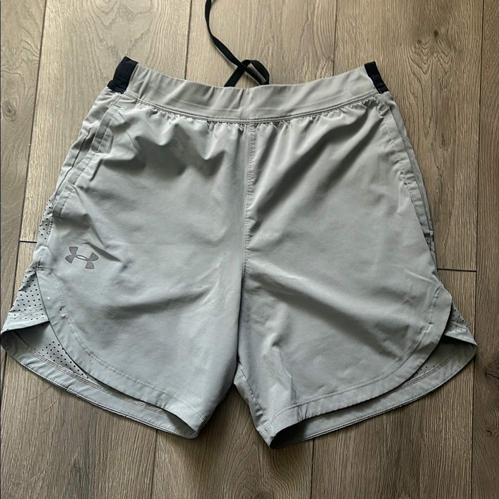 Under Armour Gray Athletic Performance Shorts